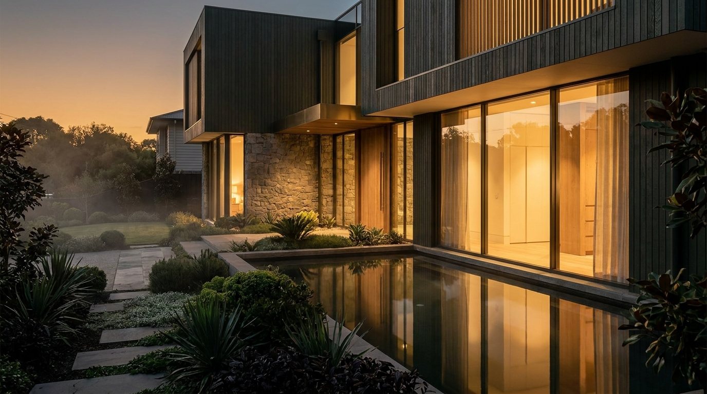 Meridian, a fictional luxury Melbourne property agency concept by Maison Turco
